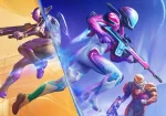 Joueur en action dans Splitgate Arena Reloaded, FPS de 1047 Games avant le projet inspiré de Titanfall