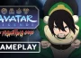 Gameplay officiel du match Toph contre Sokka dans Avatar Legends: The Fighting Game