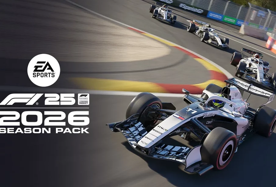 F1 25 2026 Season Pack EA Sports Codemasters, circuit MADRING Audi Cadillac aéro active juin 2026