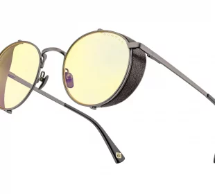 Lunettes gaming GUNNAR Fallout Lucky 38 Amazon Studios New Vegas monture argentée anti lumière bleue