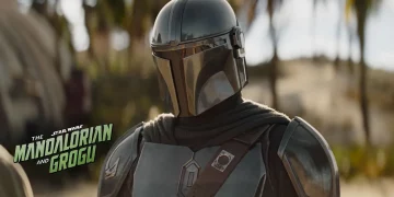 Din Djarin et Grogu dans Star Wars The Mandalorian and Grogu, extrait Ace of Staves