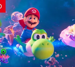 Super Mario Galaxy Movie, affiche promotionnelle Nintendo pour le 40e anniversaire de Mario