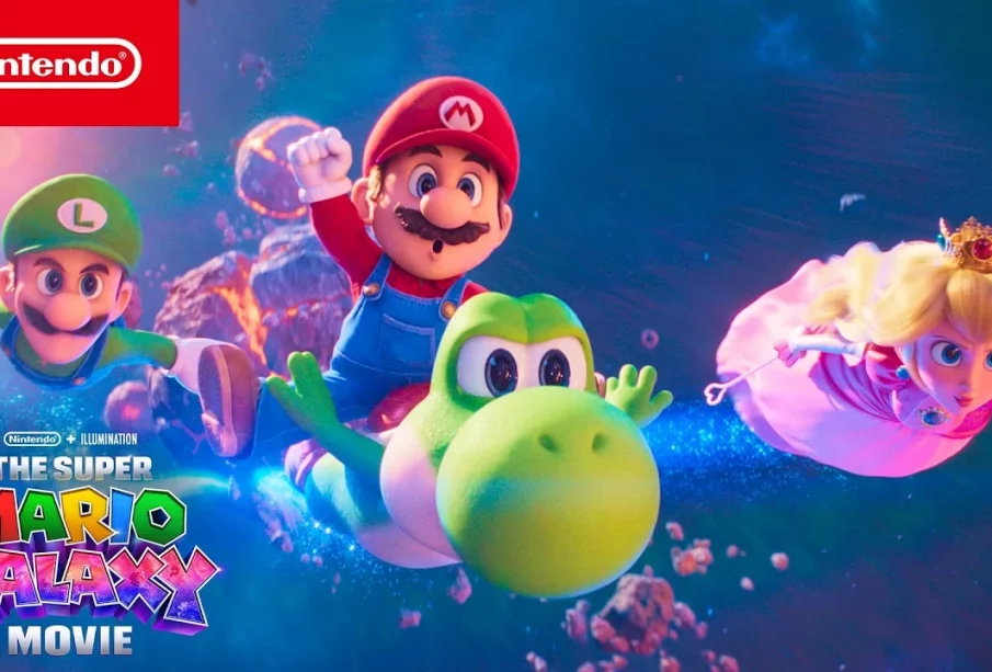 Super Mario Galaxy Movie, affiche promotionnelle Nintendo pour le 40e anniversaire de Mario
