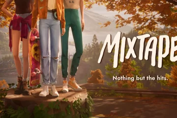 Visuel promotionnel officiel de Mixtape, jeu narratif de Beethoven and Dinosaur édité par Annapurna Interactive