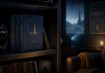Illustration d'étagères avec boîtiers Blu-ray, évoquant le déclin des éditions physiques collector de films fantasy