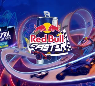 Visuel officiel Red Bull Faster 2026, tournoi Trackmania dont la finale s'est tenue à Amsterdam