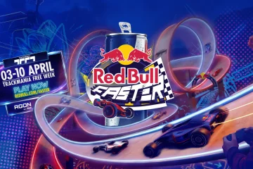 Visuel officiel Red Bull Faster 2026, tournoi Trackmania dont la finale s'est tenue à Amsterdam