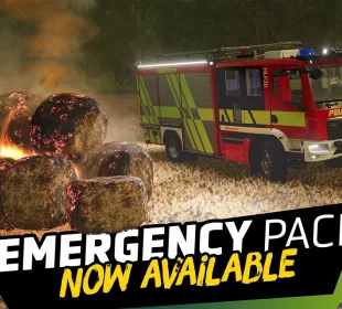 Farming Simulator 25 Emergency Pack gratuit Creative Mesh camions pompiers Schlingmann GIANTS Software