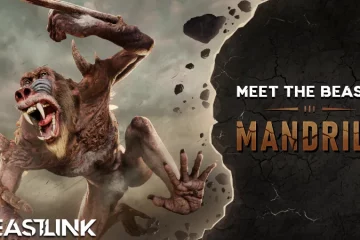 BeastLink Mandrill, kaiju primate de Grove Street Games avec attaques osseuses et cri de rage