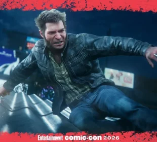 Marvel's Wolverine screenshot Logan glisse sur un toit griffes adamantium étincelles PS5
