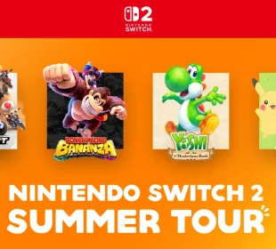 Nintendo Switch 2 Summer Tour 2026, clé visuelle officielle de la tournée Pays-Bas