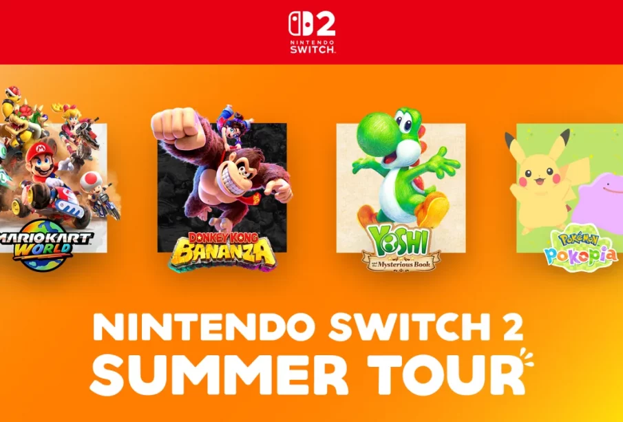 Nintendo Switch 2 Summer Tour 2026, clé visuelle officielle de la tournée Pays-Bas