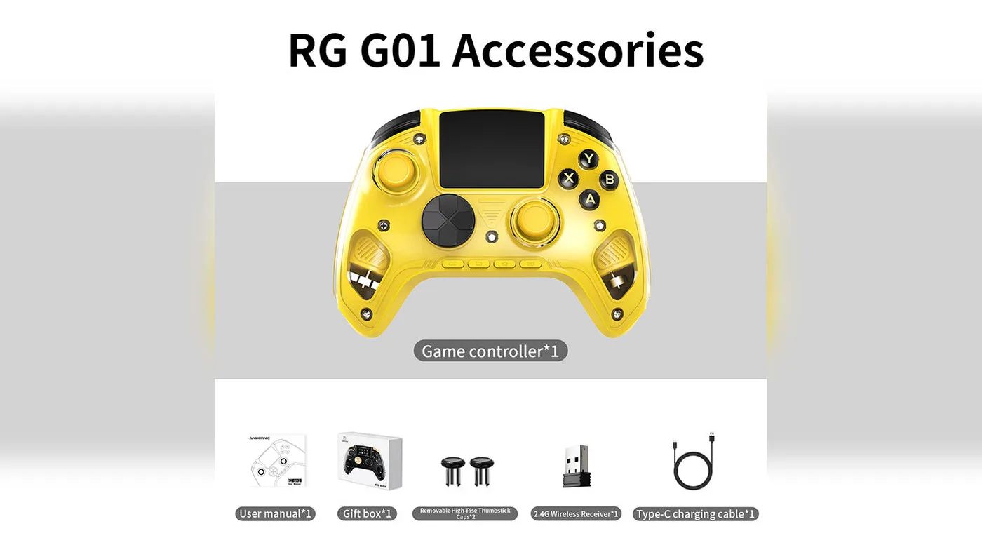 Anbernic RG G01 manette Bluetooth 2,4 GHz PC Switch mobile objets connectés