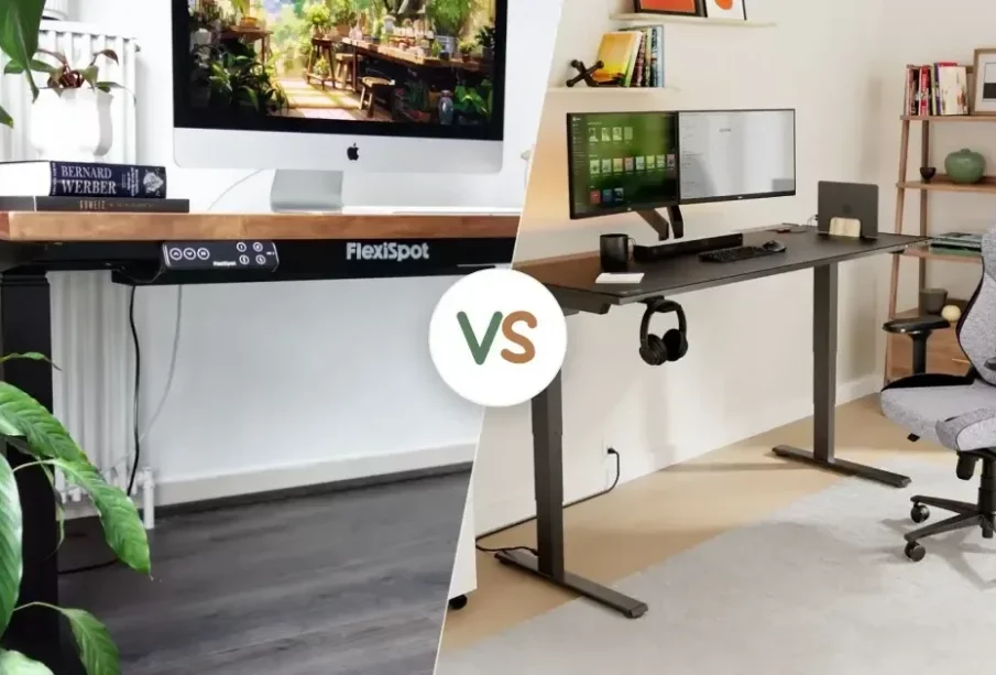 Featured setup bureaux gaming FlexiSpot et Secretlab