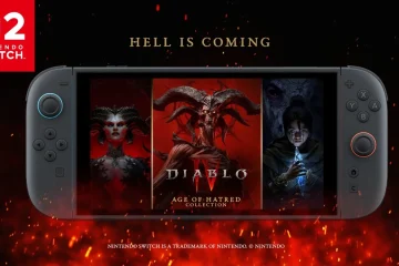 Diablo IV Age of Hatred Collection sur Nintendo Switch 2 — art officiel Blizzard / Nintendo