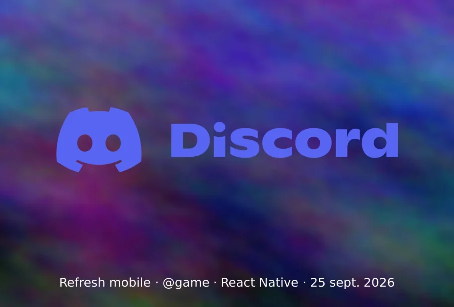 Discord application mobile, refresh visuel septembre 2026