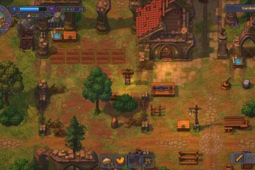 Graveyard Keeper 2, screenshot officiel Steam — gestion de cimetière médiéval