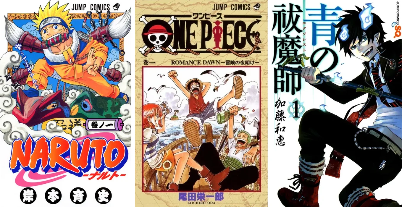 Sélection mangas 12-14 ans : Naruto, One Piece et Blue Exorcist