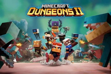 Minecraft Dungeons II — key art officiel The Sift / Mojang