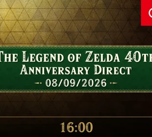 The Legend of Zelda 40th Anniversary Direct, 8 septembre 2026
