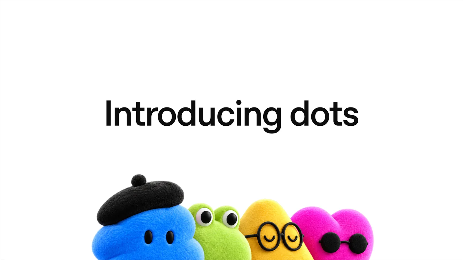 Interface concept Dots dans ChatGPT, agents personnels