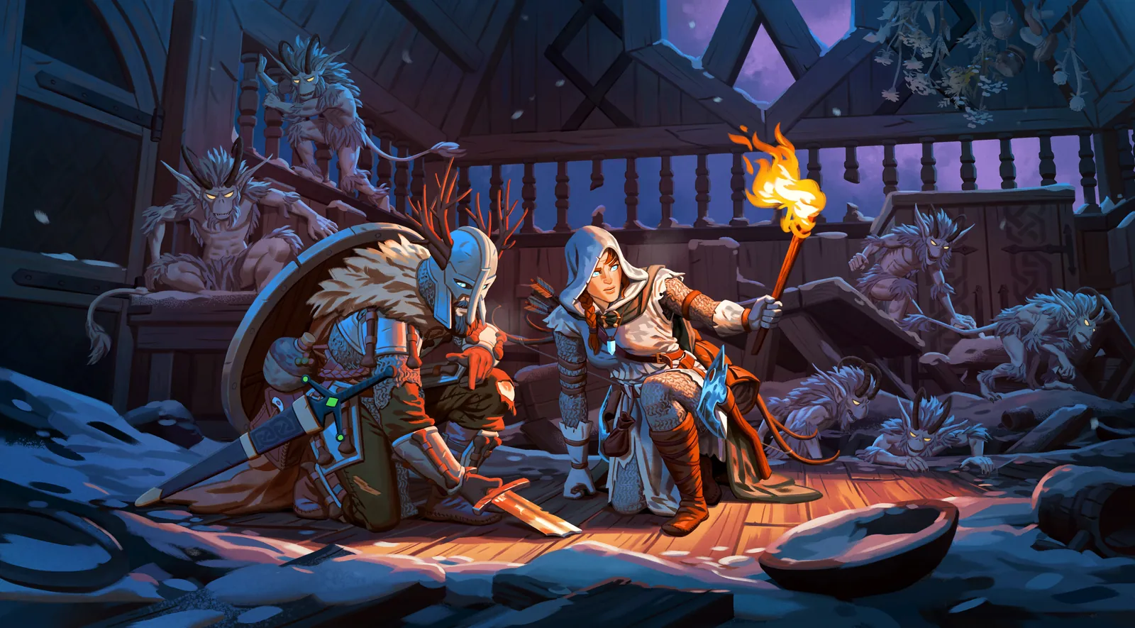 Valheim Deep North, art officiel Iron Gate / Coffee Stain
