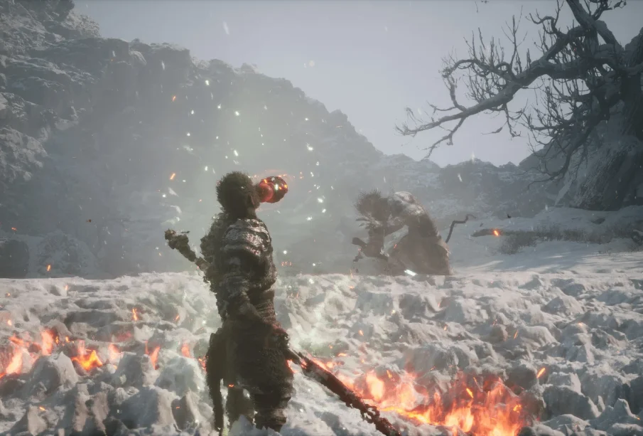 Le Destiné dans un paysage enneigé, guide Black Myth Wukong fins