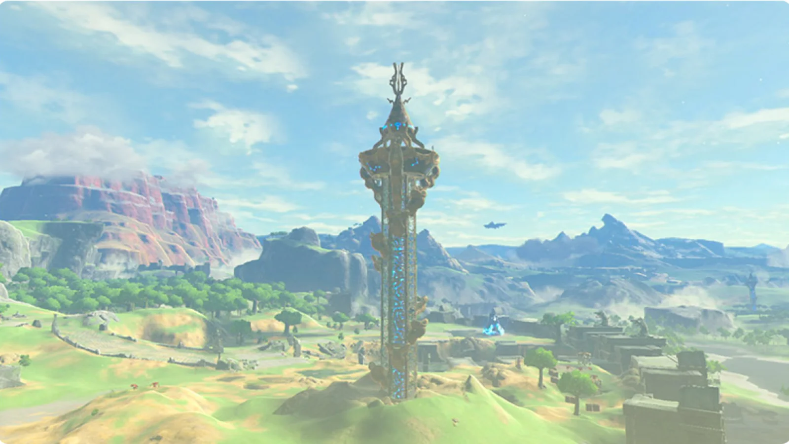 Zelda Breath of the Wild guide tours Sheikah carte Hyrule