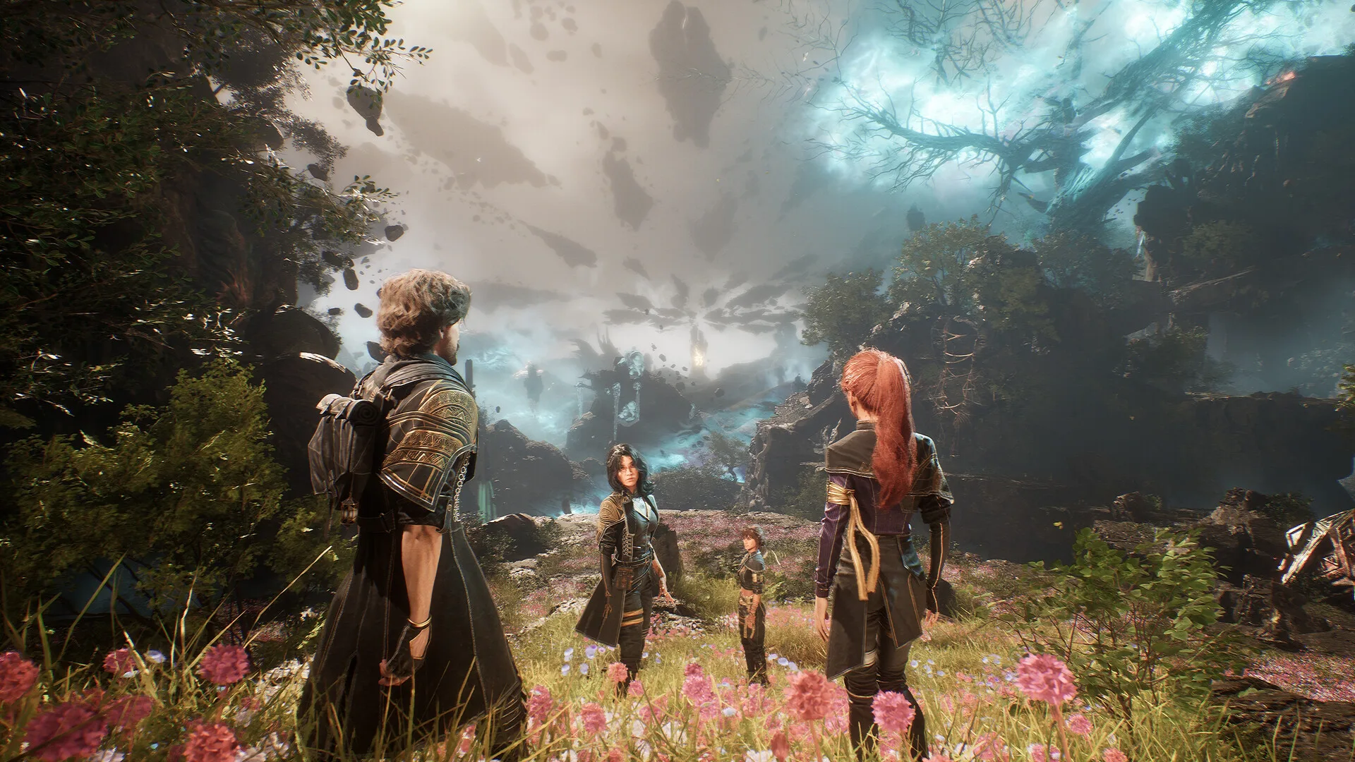 L'expédition explore une prairie dans Expedition 33 à la recherche des Gestrals perdus