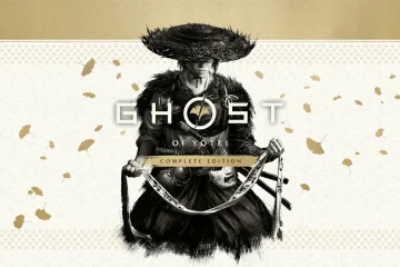 Key art Ghost of Yōtei Édition complète, Atsu au chapeau de paille