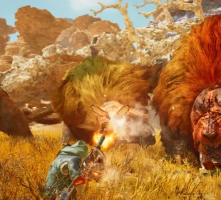 Monster Hunter Wilds soluce débutant : combat contre des Doshaguma