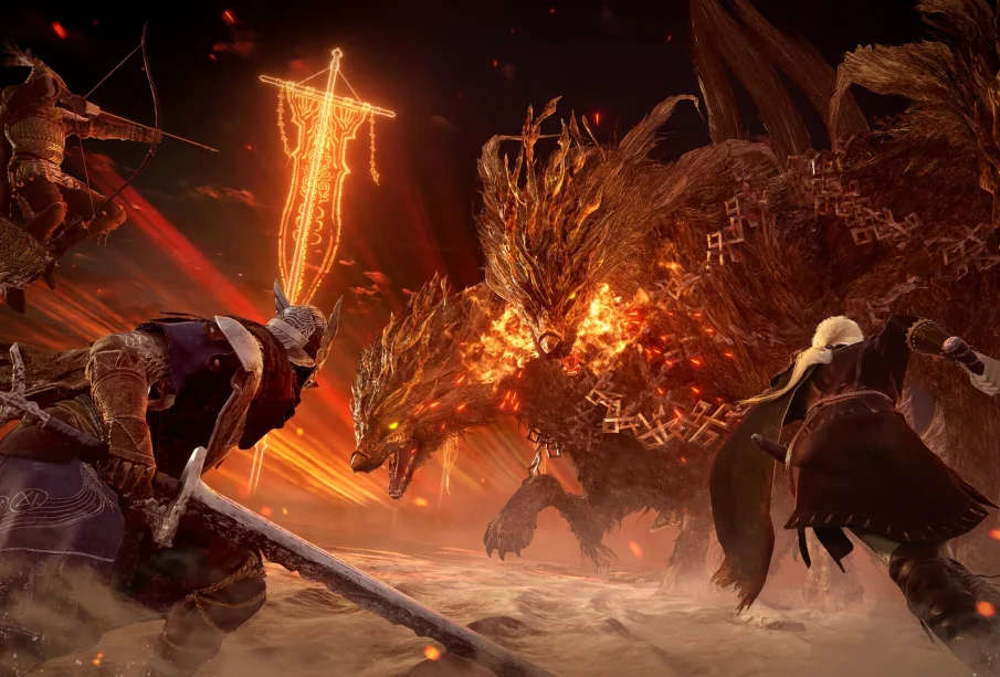Elden Ring Nightreign boss : un Seigneur de la Nuit face aux Voyageurs