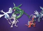 Pokémon légendaire : Rayquaza, Lugia, Mewtwo, Dialga et Koraidon en illustrations officielles