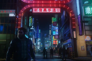 QSSR upscaling IA PS5 : Marvel's Wolverine dans les rues de Shinjuku