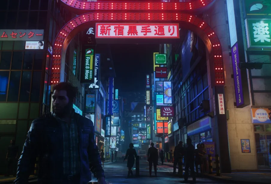QSSR upscaling IA PS5 : Marvel's Wolverine dans les rues de Shinjuku