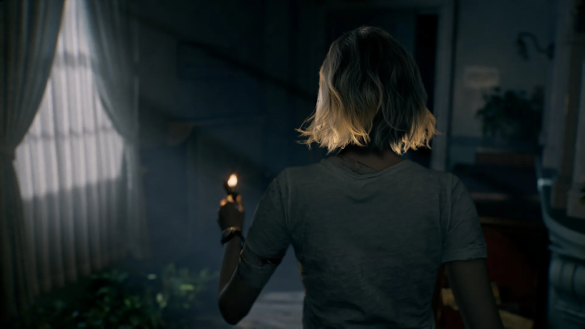 Grace explore un couloir sombre, Resident Evil Requiem codes coffres