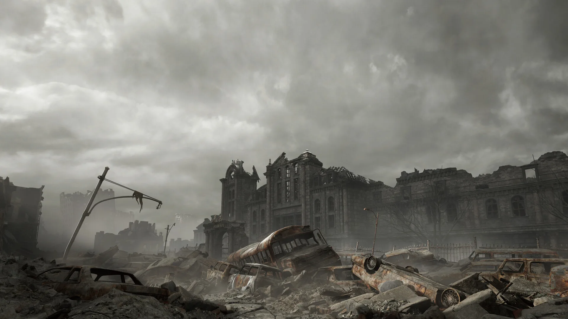 Ruines de Raccoon City au-dessus de l'ARK, Resident Evil Requiem fins