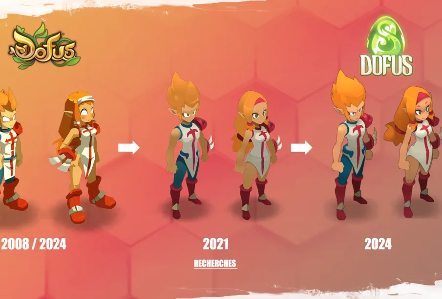 Stuff Iop Dofus Unity : évolution officielle du design du Iop jusqu'à Dofus 3