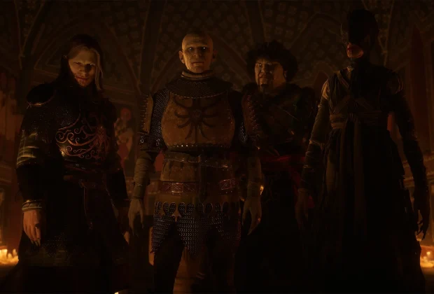 The Blood of Dawnwalker fins : quatre vampires vrakhirs réunis à la lueur des bougies